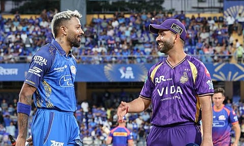 கொல்கத்தா அணிக்கு எதிராக மும்பை பந்துவீச்சு தேர்வு 