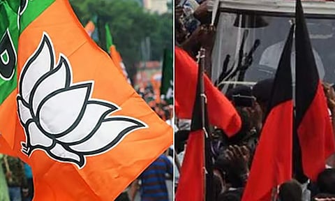 18 தொகுதிகளில் நேருக்கு நேர் மோதும் தி.மு.க. - பா.ஜ.க.: 5 அமைச்சர்களை எதிர்த்து போட்டி