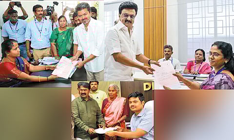 தமிழக சட்டசபை தேர்தல்: முதல் நாளில் 573 பேர் வேட்புமனு தாக்கல்

