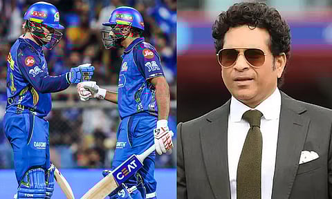 மும்பை இந்தியன்ஸ் அதிரடித் தொடக்கம்.. சச்சின் நெகிழ்ச்சிப் பதிவு