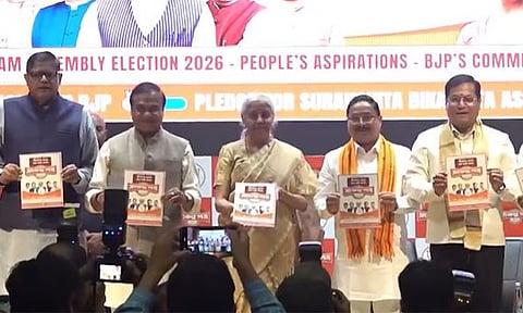 மகளிருக்கு ரூ.3 ஆயிரம் உதவித்தொகை: அசாமில் தேர்தல் வாக்குறுதிகளை வெளியிட்ட பா.ஜ.க.