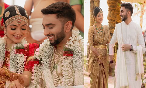 நடிகை ஜனனி ஐயர் - சாய் ரோஷன் ஷாம் தம்பதியின் திருமண வீடியோ வெளியீடு