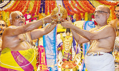 திருப்பதி கோதண்டராமர் கோவிலில் ராமர் பட்டாபிஷேக விழா
