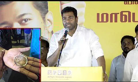 வில்லிவாக்கத்தில் தவெக பொதுக்கூட்டம் நடைபெறும் இடத்தில் வீசப்பட்ட மது பாட்டிலால் பரபரப்பு