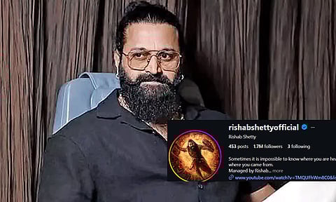 திரையுலகினரை அன் பாலோ செய்த கன்னட நடிகர் ரிஷப் ஷெட்டி!