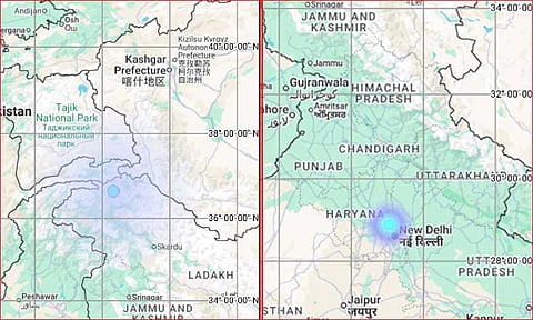 லடாக்கில் நிலநடுக்கம்: ரிக்டர் அளவில் 4.3 ஆக பதிவு
