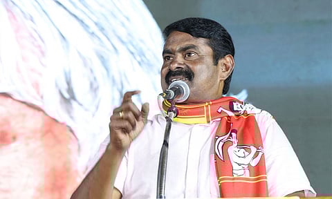 திருப்பூரில் சீமான் இன்று தேர்தல் பிரசாரம்