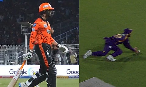 அவுட்டா? இல்லையா? - சர்ச்சையை கிளப்பிய அபிஷேக் சர்மாவின் விக்கெட்