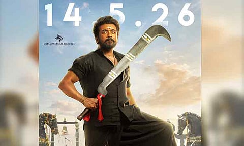 சூர்யா நடித்துள்ள 'கருப்பு' படத்தின் தெலுங்கு டைட்டில் அறிவிப்பு