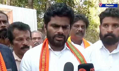 ‘வேட்பாளர்களுக்காக பிரசாரம் செய்வதே கட்சி தலைமை எனக்கு கொடுத்த பணி’ - அண்ணாமலை