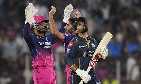 ஐபிஎல்: குஜராத்தை கடைசி ஓவரில் வீழ்த்தி ராஜஸ்தான் திரில் வெற்றி

