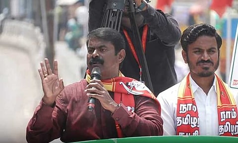 சீட்டுக்கும், நோட்டுக்கும் யார்கிட்டயும் கை கட்ட மாட்டேன் - சீமான் அதிரடி பேச்சு 