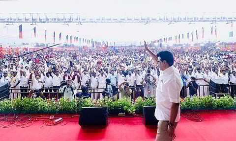 முதல்-அமைச்சர் மு.க.ஸ்டாலின் இன்று விருதுநகர், மதுரையில் தேர்தல் பிரசாரம்