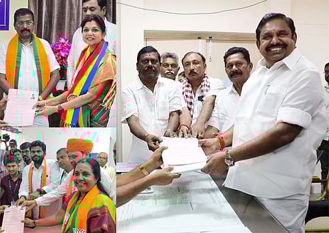 பரபரக்கும் அரசியல் களம்... வேட்புமனு தாக்கல் செய்த அரசியல் கட்சித் தலைவர்கள்