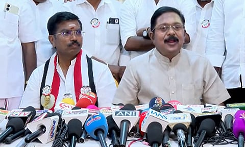 தலைமை செயலாளர் ஒருதலைபட்சமாக செயல்பட்டார்; டிடிவி தினகரன் குற்றச்சாட்டு

