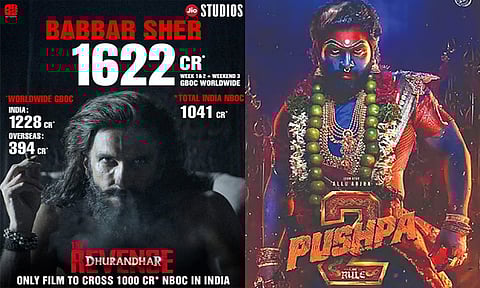 “புஷ்பா 2” பட வசூலை நெருங்கும் “துரந்தர் 2”