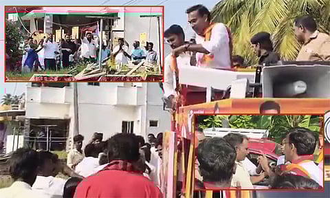 பரப்புரை செய்யவிடாமல் திமுகவினர் அட்டூழியம் செய்து வருகிறார்கள் - அருண்ராஜ் குற்றச்சாட்டு