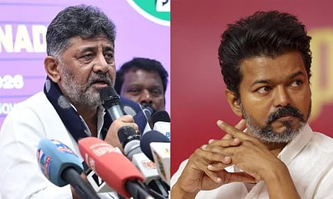 விஜய் ஒரு முதிர்ச்சியற்ற தலைவர்: டிகே சிவக்குமார் தாக்கு
