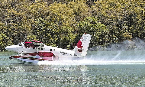 இந்தியாவின் முதல் நீர் விமான சோதனை வெற்றி