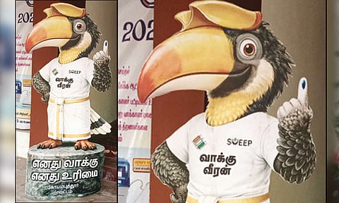 வால்பாறை: வாக்களிக்கும் விழிப்புணர்வு சின்னமாக மாறிய கோடை விழா சின்னம்