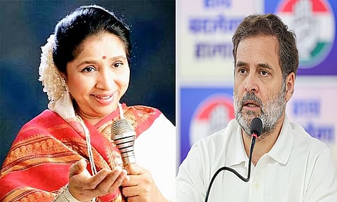 பாடகி ஆஷா போஸ்லே மரணம்: ராகுல் காந்தி இரங்கல்