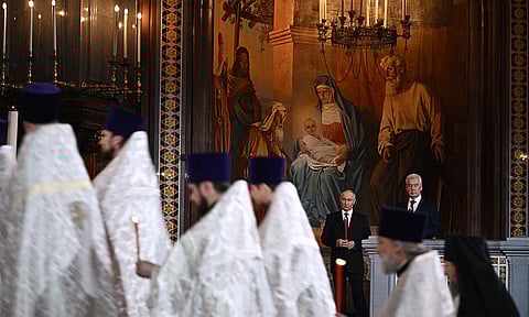 ஆர்த்தடாக்ஸ் ஈஸ்டர் நல்வாழ்த்துகள்: ரஷிய அதிபர் புதின்
