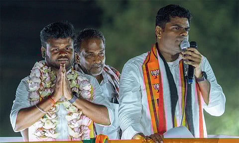 திமுக அரசு விவசாயிகளின்  வாழ்வாதாரத்தைச் சிதைத்துள்ளது - அண்ணாமலை