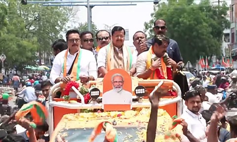 விருதுநகரில் பாஜக தேசிய தலைவர் நிதின் நபின் பிரசாரம்

