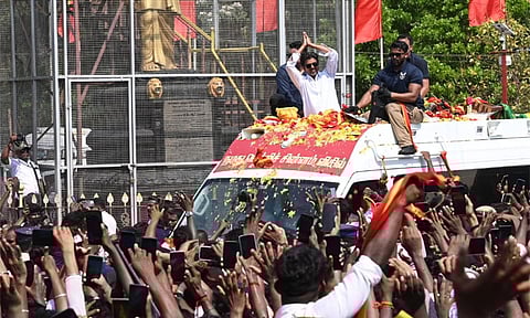 கன்னியாகுமரியில் இன்று த.வெ.க. தலைவர் விஜய் ரோடுஷோ.. பொதுக்கூட்டம் ரத்து