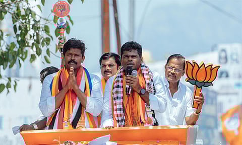 கோபாலபுர குடும்பத்தின் ஊழல் ராசிபுரம் வரை பரவி இருக்கிறது - அண்ணாமலை