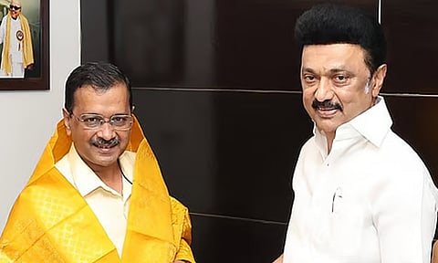 தி.மு.க. கூட்டணியை ஆதரித்து தமிழகத்தில் 20, 21 ஆகிய நாட்களில் கெஜ்ரிவால் பிரசாரம்
