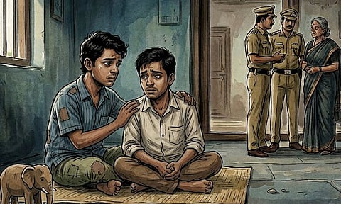 தகாத உறவால் சிதைந்த குடும்பம்...  பிள்ளைகளைத் தவிக்கவிட்டு கள்ளக்காதலனுடன் தற்கொலை செய்த தாய்