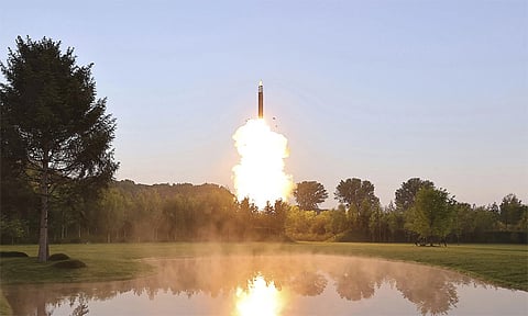 கப்பல் எதிர்ப்பு  ஏவுகணை சோதனை நடத்திய  வடகொரியா