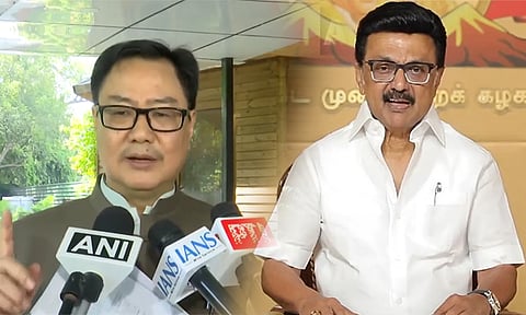 தொகுதி மறுவரையறையில் முதல்-அமைச்சர் மு.க.ஸ்டாலின் அரசியல் செய்கிறார்: கிரண் ரிஜிஜூ