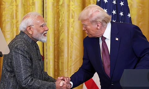 சிறப்பான பணிகளை செய்கிறார்: பிரதமர் மோடிக்கு டிரம்ப் புகழாரம்