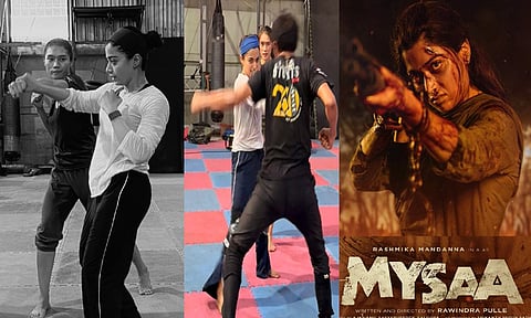 “மைசா” படத்தின் சண்டைப் பயிற்சியில் ராஷ்மிகா மந்தனா