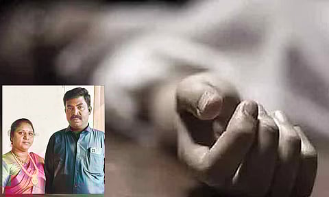 குடும்ப தகராறு: மனைவியை அடித்துக் கொன்று பூ வியாபாரி தற்கொலை