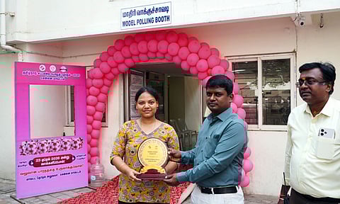 சென்னையில் அதிக வாக்காளர்கள் உள்ள 5 அடுக்குமாடி குடியிருப்பு வளாகத்திற்குள்ளேயே வாக்குச்சாவடி மையம்