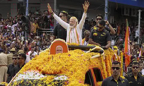 பிரதமர் மோடி கோவையில் இன்று தேர்தல் பிரசாரம்