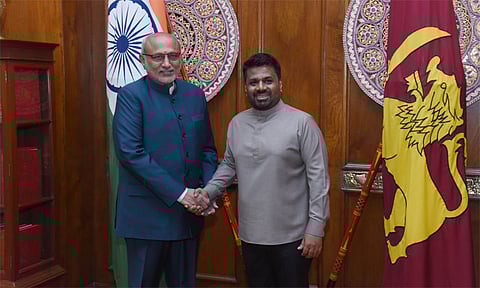 இலங்கை அதிபருடன் இந்திய துணை ஜனாதிபதி சி.பி.ராதாகிருஷ்ணன் சந்திப்பு 