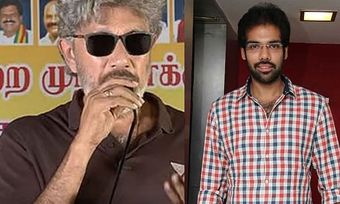 விஜய் குறித்த விமர்சனம்: சத்யராஜ் கருத்துக்கு சிபிராஜ் பதிலடி