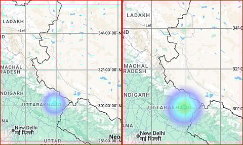 உத்தரகாண்டில் அடுத்தடுத்து இரண்டு முறை நிலநடுக்கம்