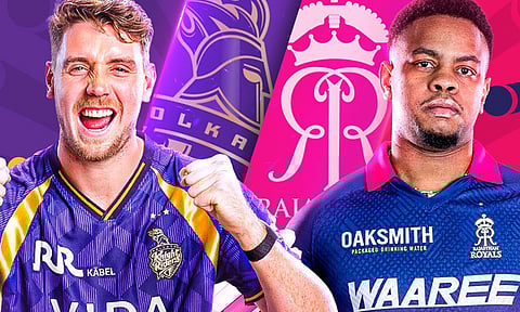 கொல்கத்தாவுக்கு எதிராக ராஜஸ்தான் பேட்டிங் தேர்வு