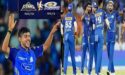 ஐ.பி.எல். 2026 - குஜராத்தை வீழ்த்தி மும்பை அபார வெற்றி