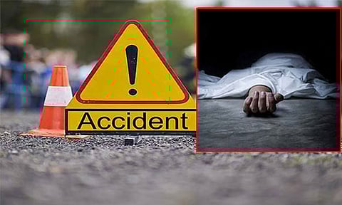 லாரி மீது மோதிய கார்: தாய்- குழந்தை பலி