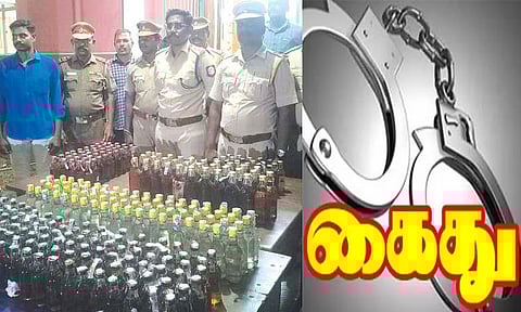 டாஸ்மாக் கடையில் துளையிட்டு ரூ.1 லட்சம் மதுபாட்டில் திருட்டு!