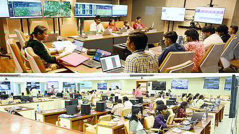 தலைமை தேர்தல் அதிகாரி அலுவலகத்தில் 4 கண்காணிப்பு, கட்டுப்பாட்டு மையங்கள் அமைப்பு