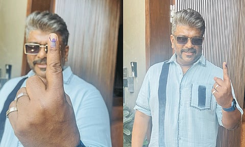 ‘மை’ போட்டு மந்திரம் செய்துவிட்டு வந்தேன்...நடிகர் பார்த்திபன் பதிவு