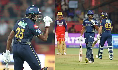 சாய் சுதர்சன் அபார சதம்... பெங்களூருக்கு 206 ரன்கள் இலக்கு நிர்ணயித்த குஜராத்