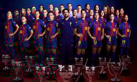 வரலாற்று சாதனை: லிகா எப் பட்டத்தை 7-வது முறையாக தட்டித்தூக்கிய பார்சிலோனா 